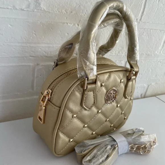 NWT Studio Badgley Mischka Studded Dome Mini Satchel - Picture 2 of 7